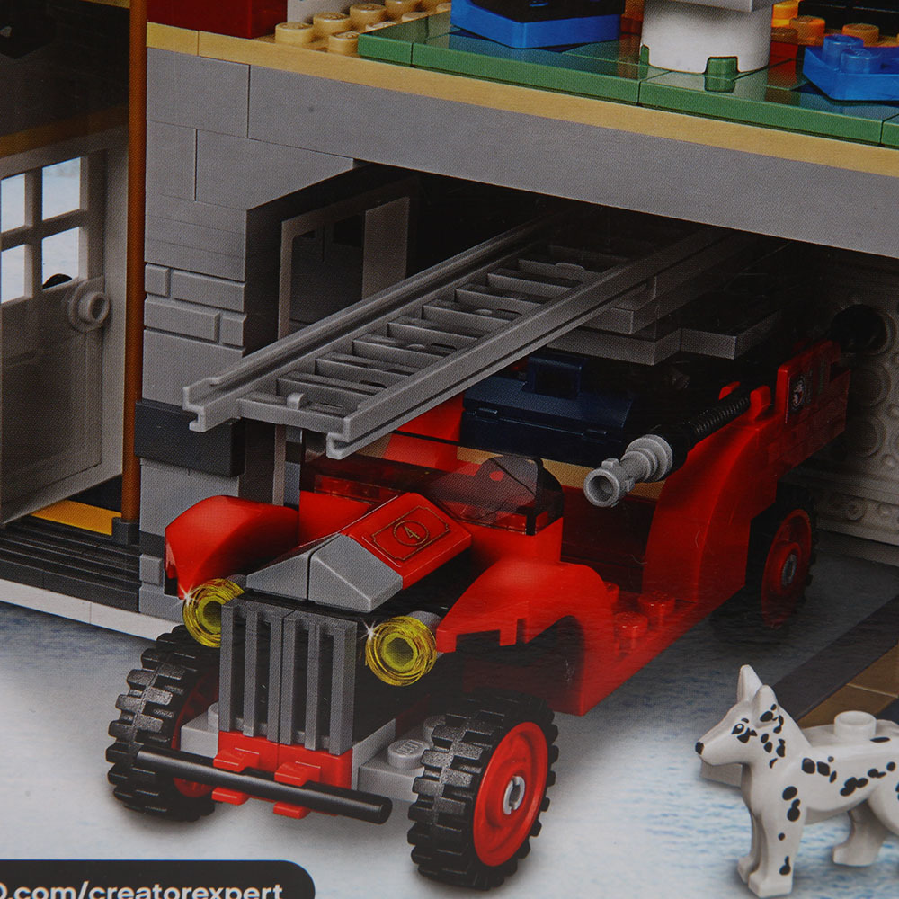 乐高/lego儿童创意百变系列冬季村庄消防局拼插积木模型玩具10263