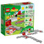 乐高/LEGO儿童得宝系列火车轨道拼插积木模型玩具10882