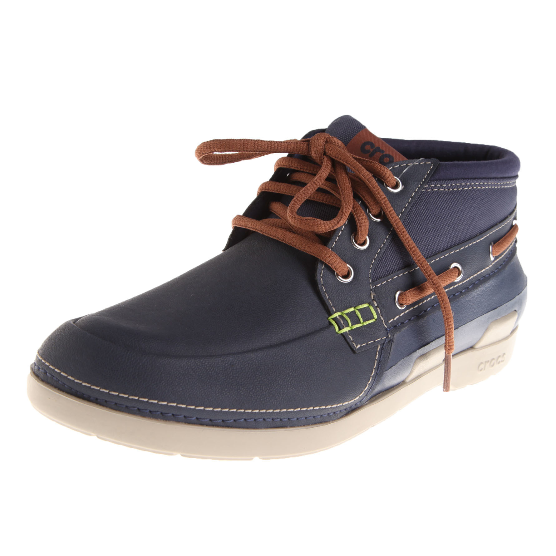 crocs卡骆驰休闲男鞋 男士航海短靴中帮系带靴/1592