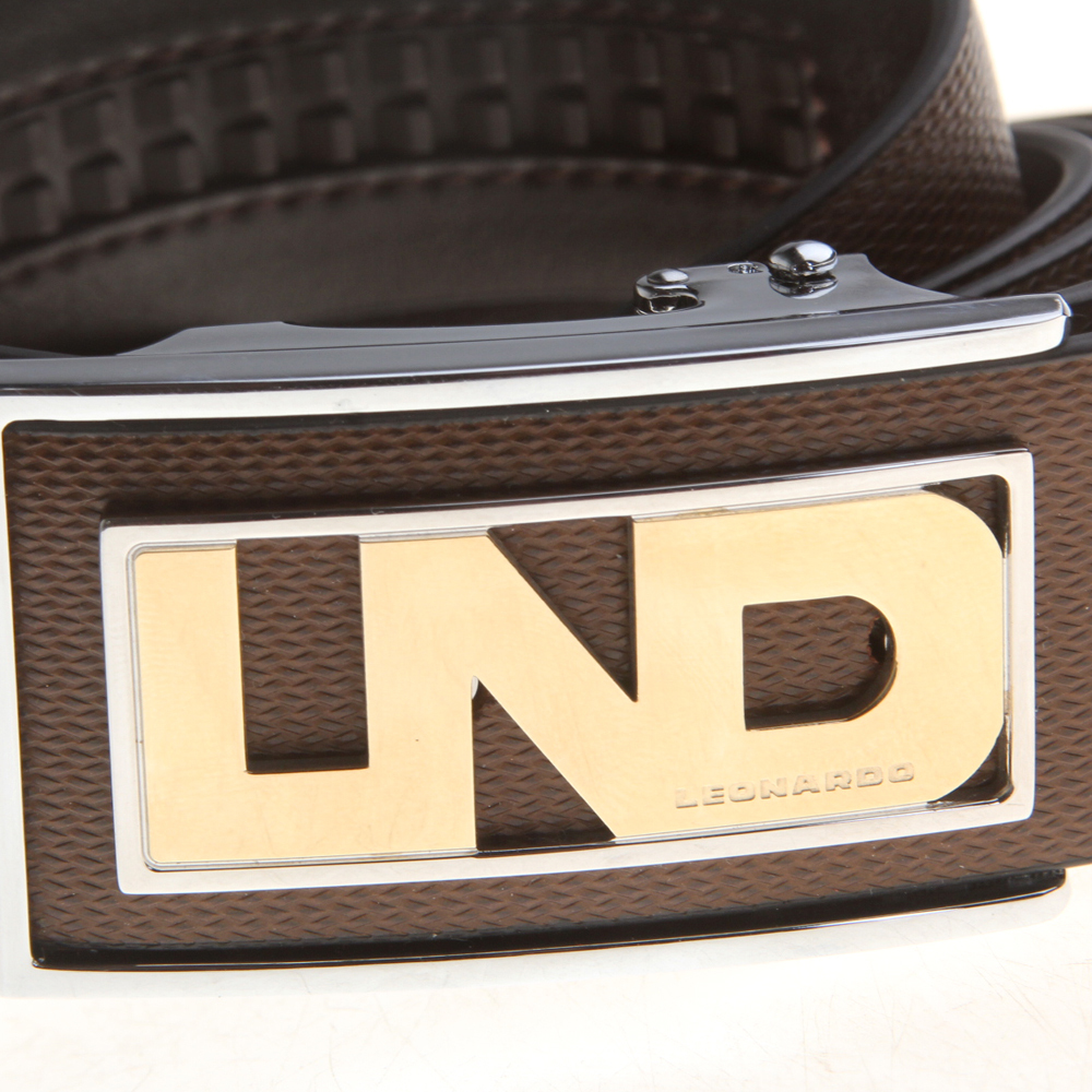 leonardo利奥纳多时尚经典滑扣腰带