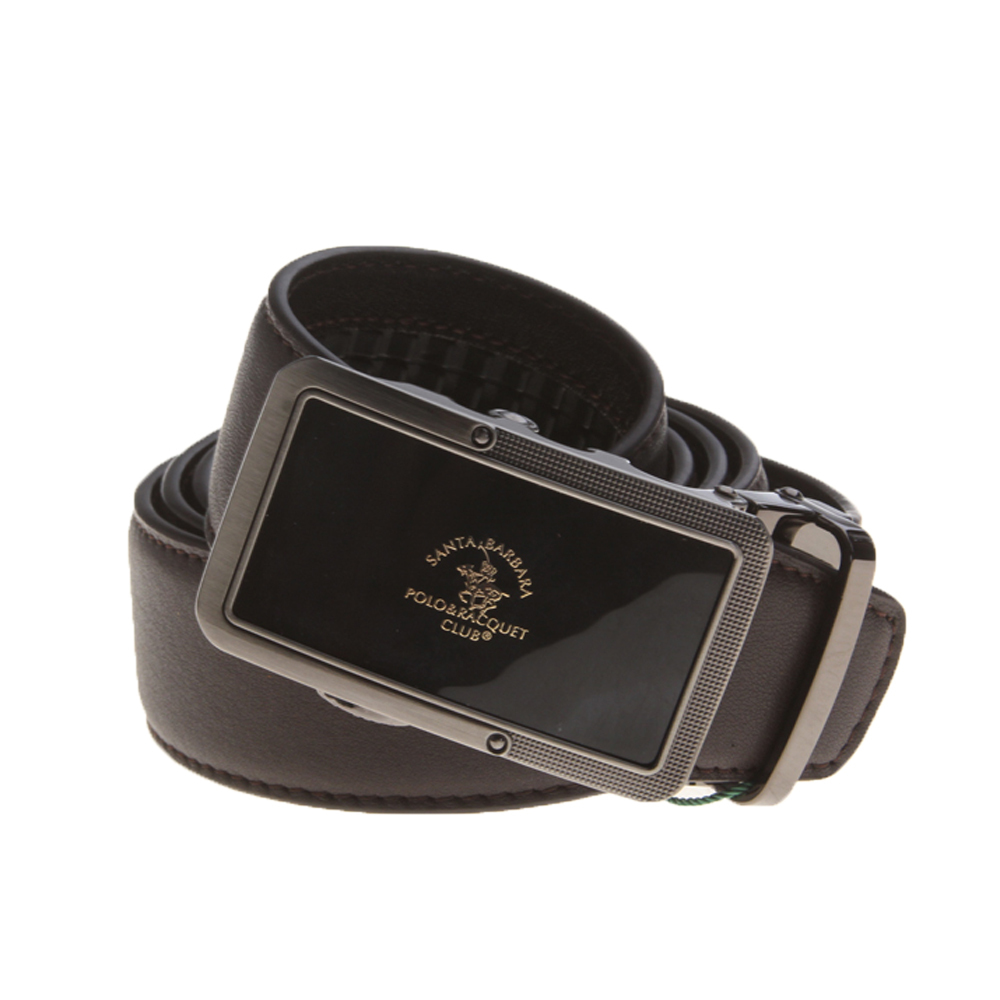 圣大保罗男款经典商务滑扣腰带