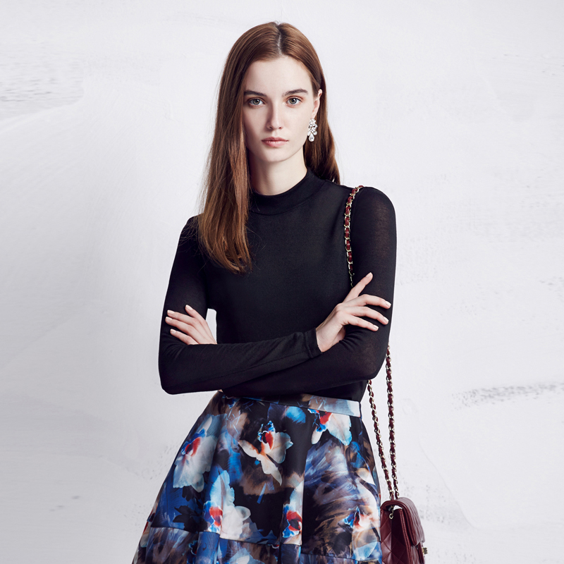 梦芭莎moonbasa 女装 2016 不分季节 长袖t恤 464015317