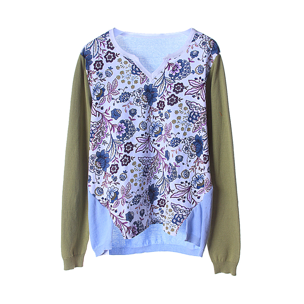 耀阁yaoge女士时尚个性长袖针织衫