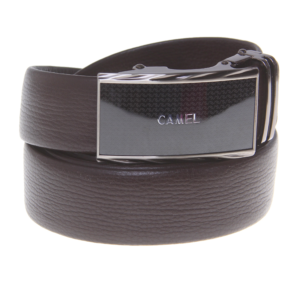 camel男款经典时尚商务皮带