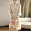 MISS LISA 名媛小香风连衣裙长袖收腰显瘦时尚减龄假两件套裙 W26Q40463