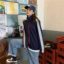 MISS LISA 卫衣女宽松显瘦港风oversize中长款拉链开衫外套 KFWQ2252卫衣